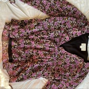 Floral long sleeve blouse